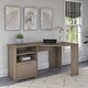 preview thumbnail 25 of 108, Bush Furniture Wood Corner Desk Ash Gray