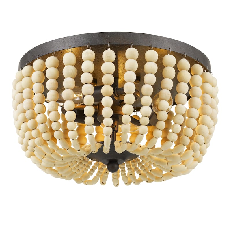 Crystorama Lighting Group Rylee 3 Light 13" Wide Flush Mount Ceiling