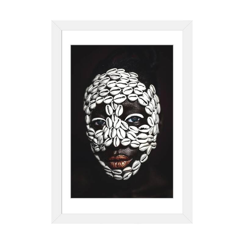 iCanvas "Ancestral Face" by Harry Odunze PFA - White - 24x16x1