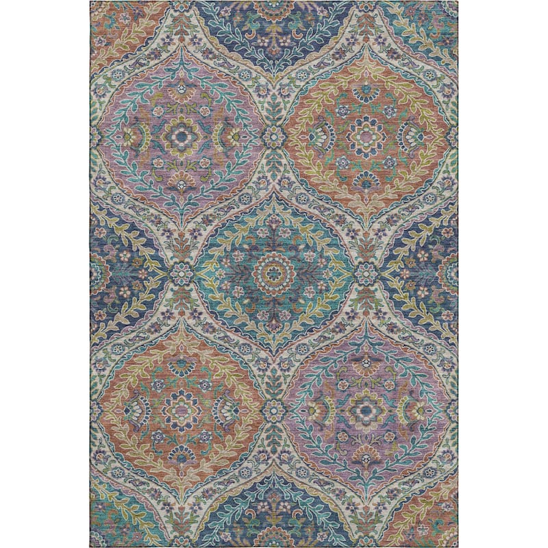 Premium Washable Super Soft Traditional Global Mayfield Rug