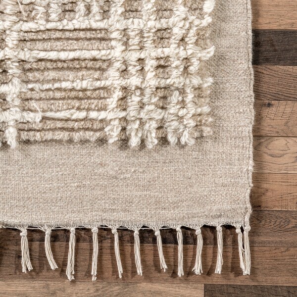 NORM RugRu WOOL CROSS RUG ラグ 送料無料】 WOOL CROSS RUG-NATURAL-ウールクロス ラグ＿ 140×200cm
