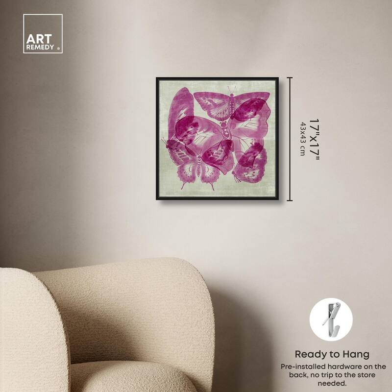 Fluttering Wings Canvas by Art Remedy
