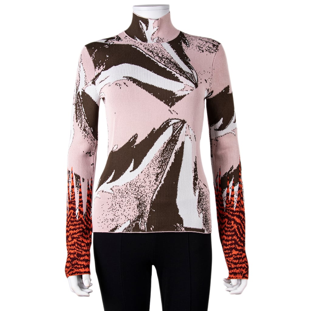 Bottega Veneta High-neck Jacquard Sweater