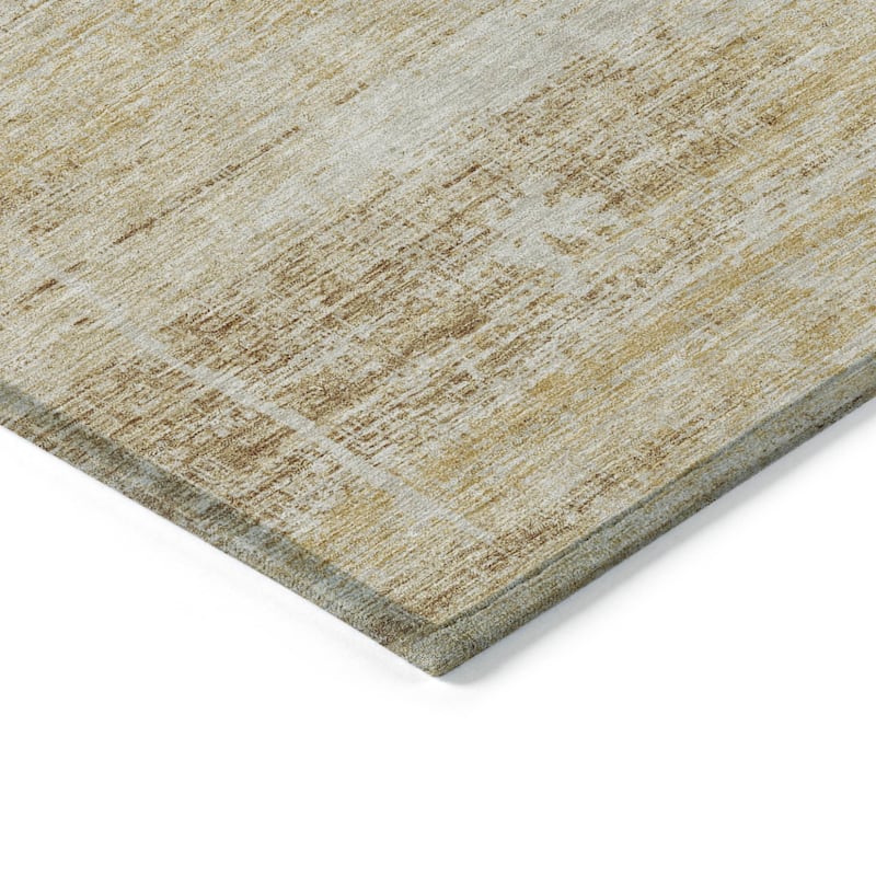 HomeRoots Abstract Transitional Rectangle Outdoor Rug