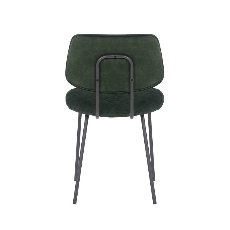 Porthos Home Taci Dining Chairs Set Of 2, Velvet Upholstery, Iron Legs