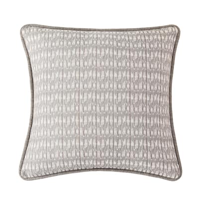 HiEnd Accents Fenton Tree Bark Design Euro Sham, 27" x 27"