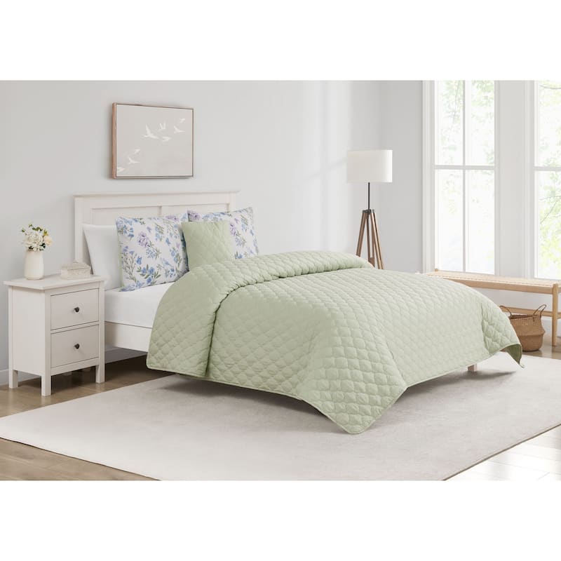 Bird Garden 5 Piece Comforter/Quilt Set