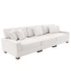 preview thumbnail 127 of 132, Corduroy Couch Modular Sectional Sofa with Pillows