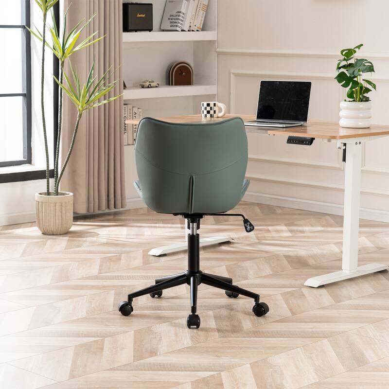 Swivel Armless Desk Chair Office Chairs Makeup Vanity Chair