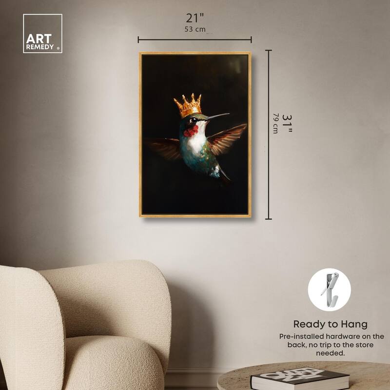 Royal Bird I Canvas by Art Remedy
