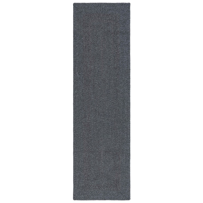 SAFAVIEH Handmade Braided Sakineh Casual Rug - 2'3" x 8' - Black