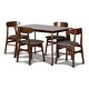 preview thumbnail 58 of 67, Morocco 5-pc Mid-Century Modern Upholstered Dining Set, by New Classic Furniture