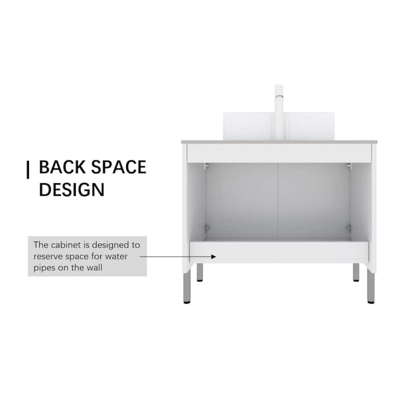 30" Bathroom Cabinet with Sink