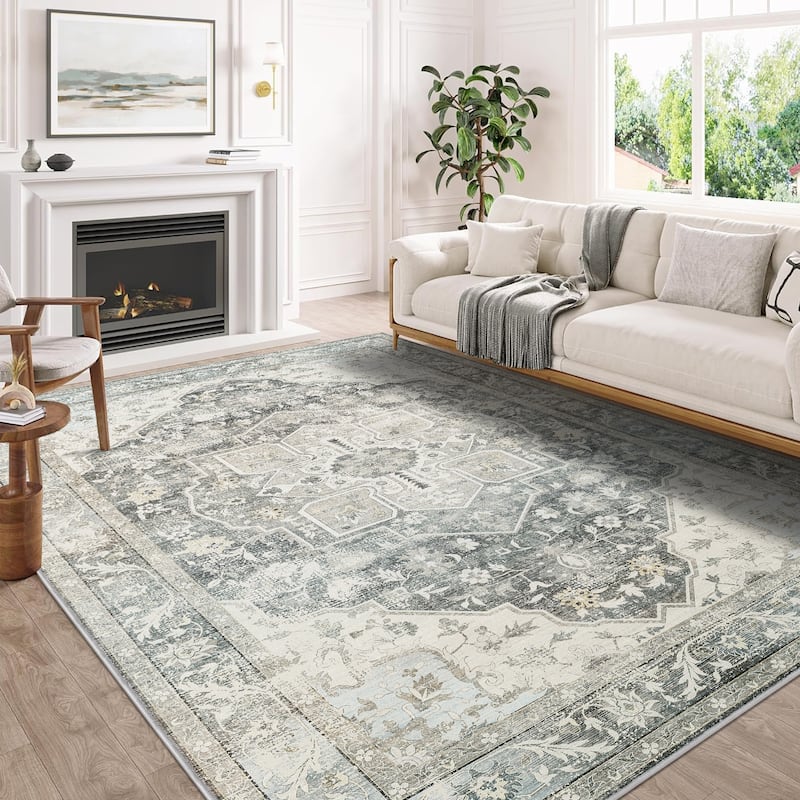 Bohemian Faux Cashmere Rug