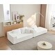 preview thumbnail 20 of 46, GDFStudio - 104" Cloud Modern Innovative Chenille Modular Sofa with L-Shape Chaise and Deep Seat
