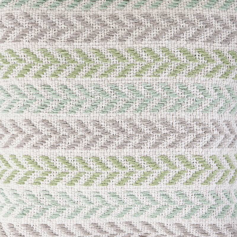 Aquila Farmhouse Striped Cotton Throw Pillow by Sevita