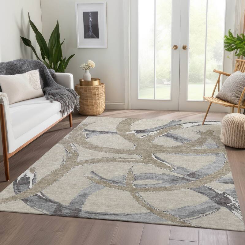 Premium Washable Super Soft Modern Zeus Mayfield Rug