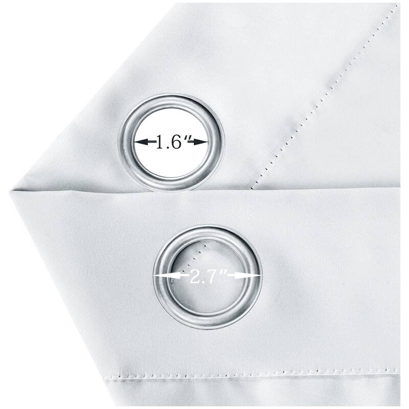 Pro Space Extra Wide Waterproof Outdoor Blackout Grommet Top Curtain (1 Panel)