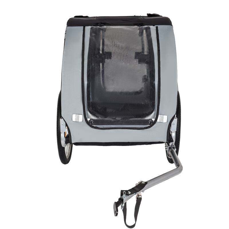 Large Folding Bike Trailer for Dogs, 100LB Capacity All-Terrain Pet Carrier for Cycling, Jogging, Camping & Outdoor Adventures