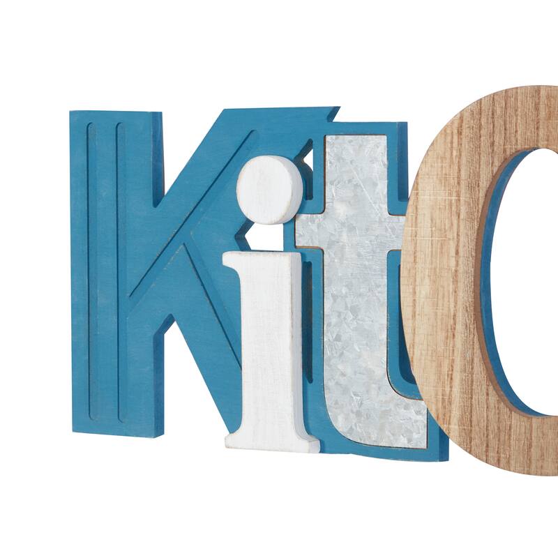 Multi MDF Coastal Wall Decor 7 x 24 x 1 - 24 x 1 x 7