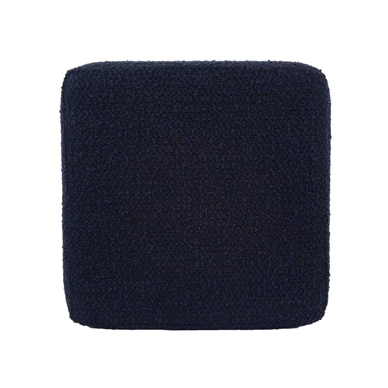 Allan Andrews No Tip Short Block Ottoman with Cover, Barbet Collection