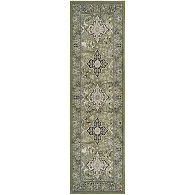 Superior Radcliffe Classic Floral Medallion Area Rug