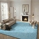 preview thumbnail 6 of 18, SAFAVIEH Polar Shag Bibi Glam Solid 3-inch Extra Thick Rug - Silver - 5'1" Square