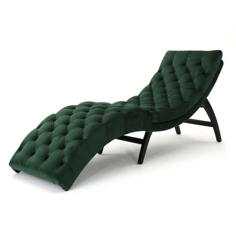 72.5" Button Tufted Chaise Lounge Chair