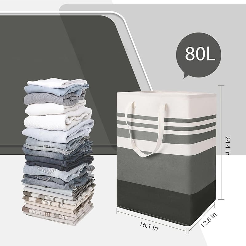 4 Pack Laundry Basket, Collapsible Large Laundry Hamper Bed Bath