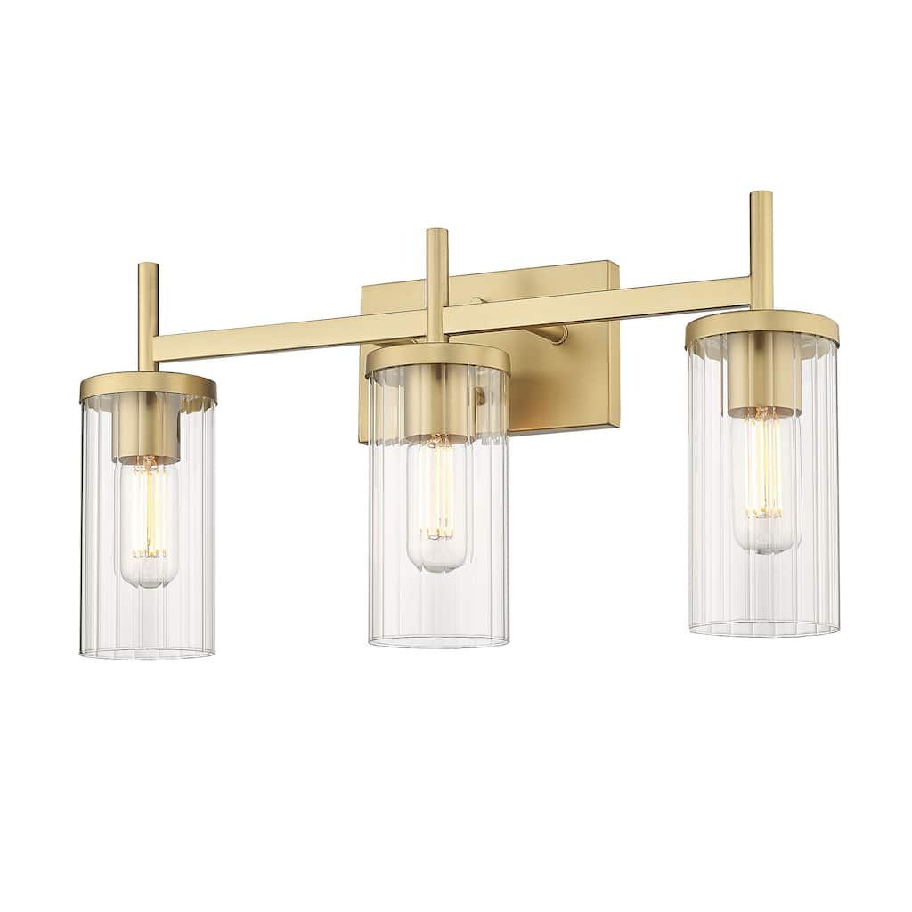 Golden Lighting Winslett 3-light Vanity in Matte Black