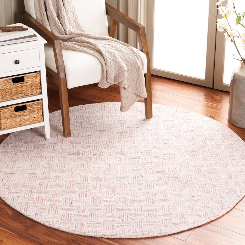 SAFAVIEH Handmade Micro-Loop Courteney Transitional Wool Rug