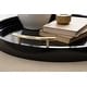 preview thumbnail 32 of 89, Kate and Laurel Lipton Round Decorative Tray with Metal Handles