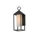 preview thumbnail 1 of 2, Maxim 30072 Aldous 17" Tall Outdoor Wall Sconce Black