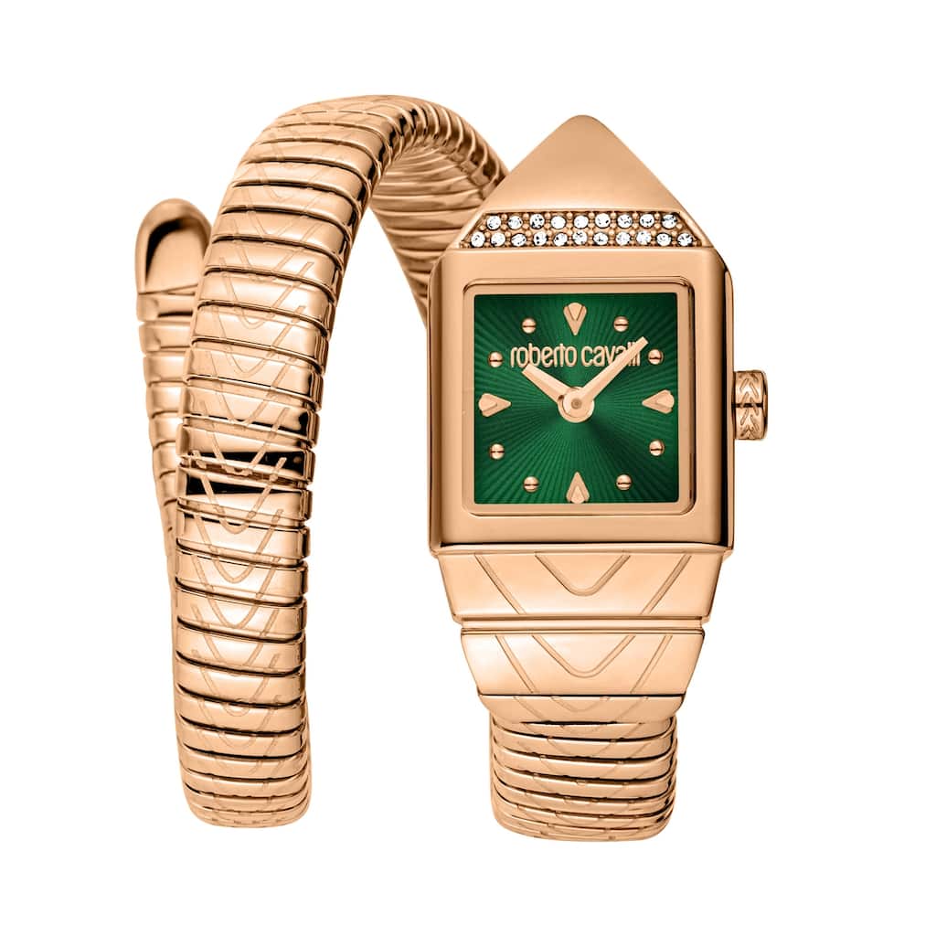 Roberto Cavalli Women RC5L076M0045 Quartz Watch - Rose-Tone