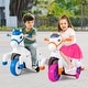preview thumbnail 4 of 14, Kids 12V Unicorn Ride-On Toy with Training Wheels Fun and Safe Horse Riding Mode - 27” L x 15” W x 22.5” H