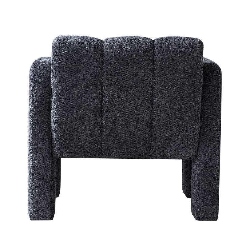 Modern 31.10" Boucle Upholstered Accent Chair with Plush Seat Cushion, Easy Assembly, and Comfortable Design