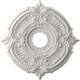 3 1/2" Inside Diameter - Attica Thermoformed PVC Ceiling Medallion - 16" Outside Diameter - UltraCover Satin Blossom White