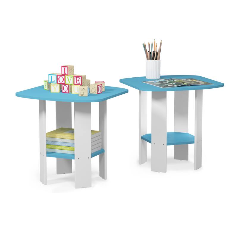 Furinno Simple Design End/SideTable, Set of 2