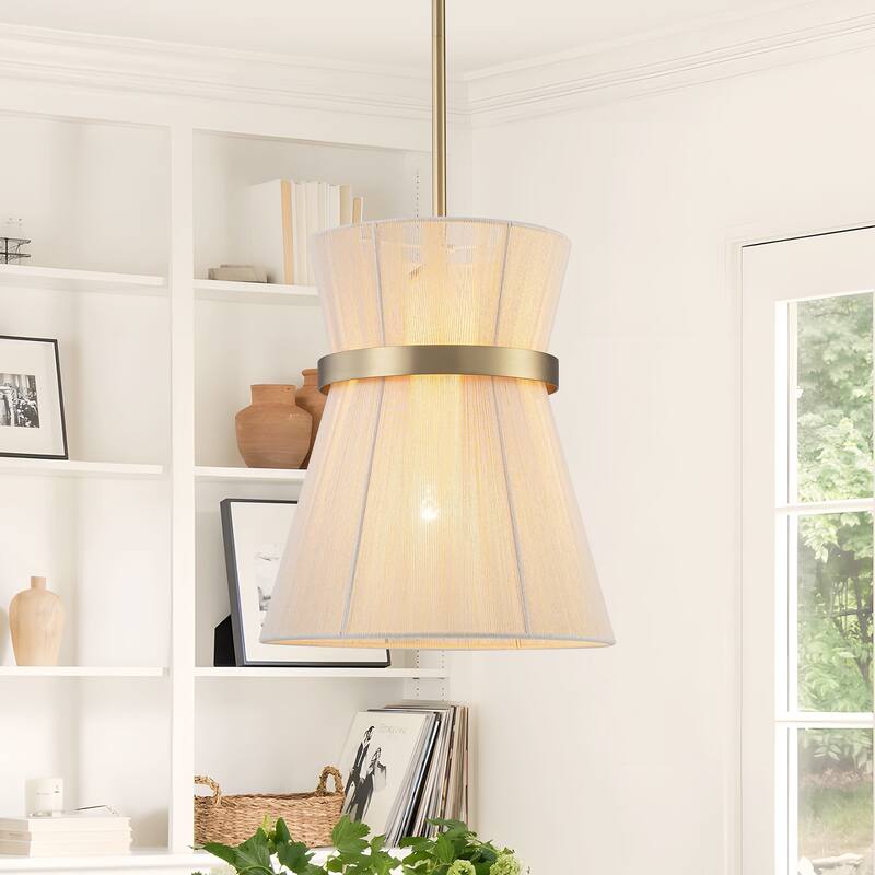 Starsky 2-Light Modern Farmhouse Boho Pendant - Gold