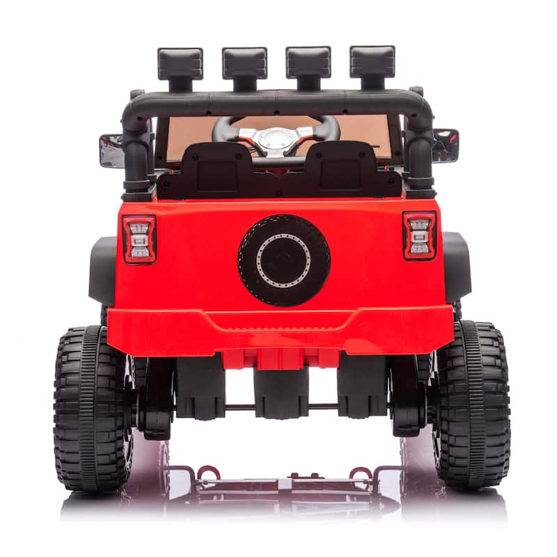 24V Kids Ride On Car W/Parents Remote ControlAdjustable speedLarge display screen,Safety Belt for Kids Aged 3+