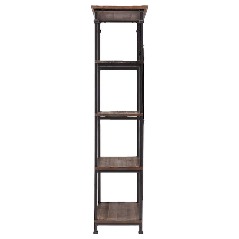 Myra Vintage Industrial Rustic 40-inch Bookcase by iNSPIRE Q Classic