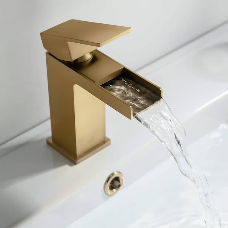Waterfall Single Handle Bathroom Faucet