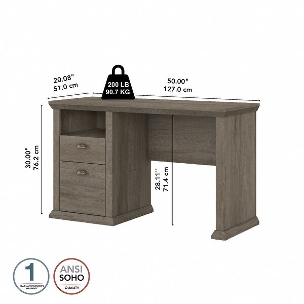 Copper Grove Senaki 50W Home Office Desk with Storage