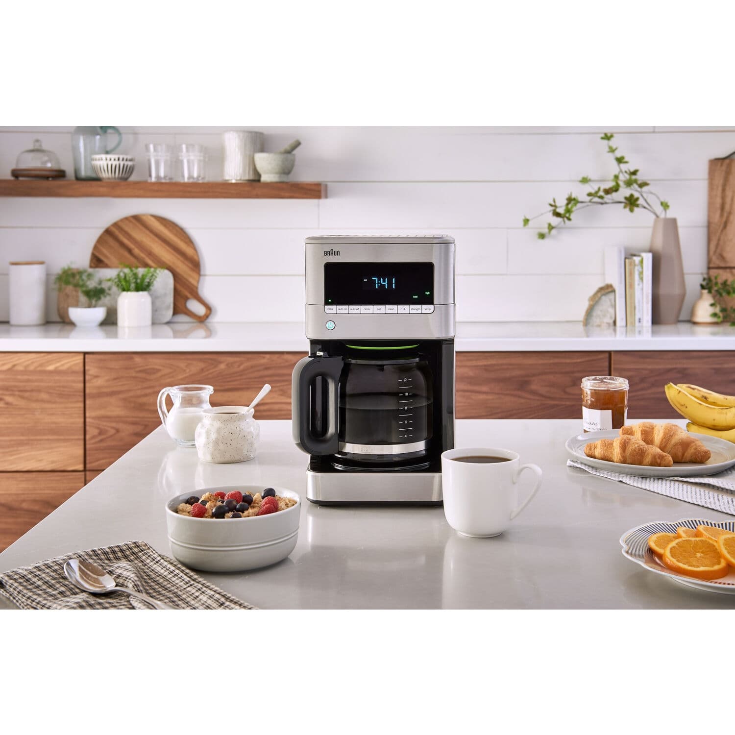 Braun BrewSense 12Cup Drip Coffee Maker with Brew Strength Selector