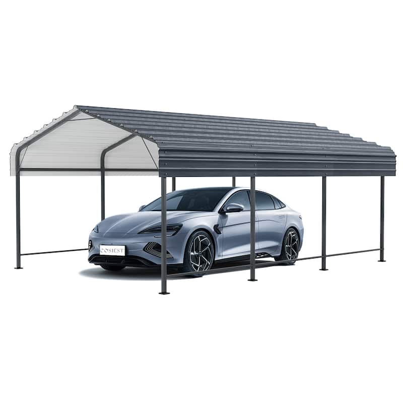 COSIEST Outdoor Steel Carport