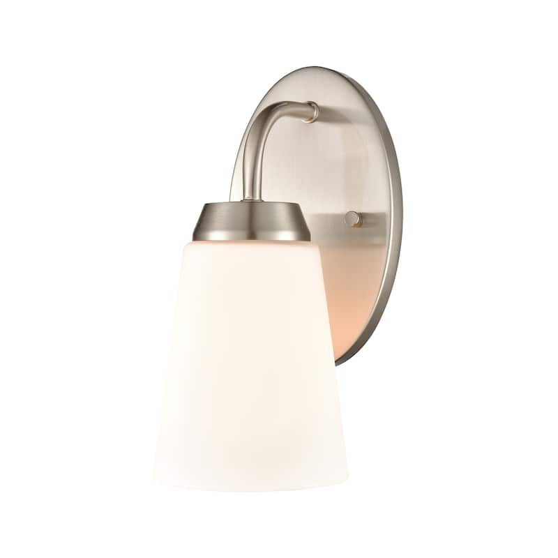 Winslow 10.5-inch High 1-Light Sconce in Brushed Nickel - 10.5 inch Tall