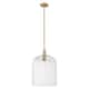 Option Brushed Brass / Clear Shade