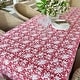 preview thumbnail 12 of 10, Red and White Christmas Tablecloth- Rectangular Carmen