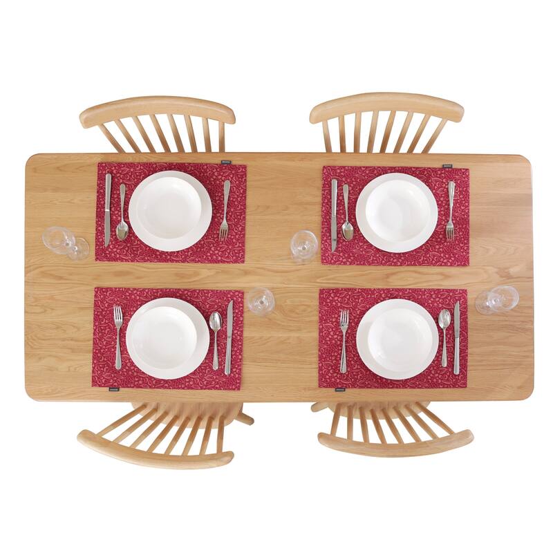 Autumn Fall Leaf Printed Placemats (Set of 4)