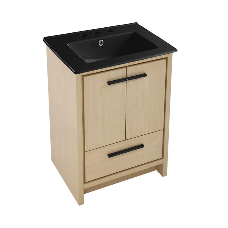 Swiss Madison SM-BV730L-3 Virage 24" Free Standing Single Basin Vanity